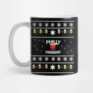 Philly Drinkers Ugly Sweater Mug